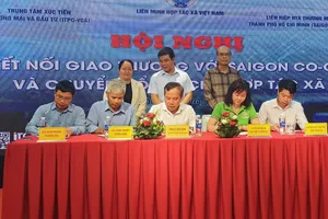 Thực hiện ký kết đưa sản phẩm OCOP vào siêu thị Co.opmart
