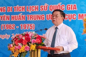 Di tích Ban Tuyên huấn Trung ương Cục miền Nam đón nhận bằng xếp hạng Di tích lịch sử quốc gia