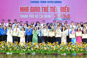 Các gương “Nhà giáo trẻ tiêu biểu TPHCM” năm 2024 được tuyên dương 