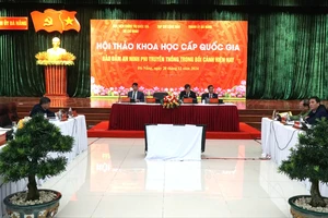 Toàn cảnh hội thảo. Ảnh: XUÂN QUỲNH