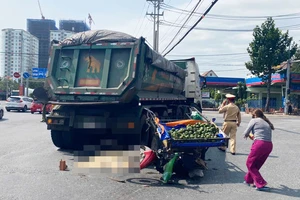 Hiện trường vụ tai nạn giao thông khiến người phụ nữ tử vong trên Quốc lộ 51