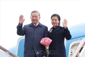 Tổng Bí thư Tô Lâm và Phu nhân rời Moscow, lên đường thăm Belarus. Ảnh: Thống Nhất/TTXVN