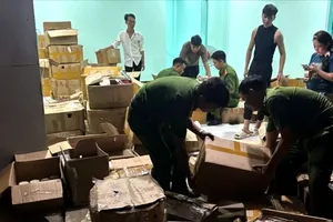 Nhiều tang vật bị thu giữ
