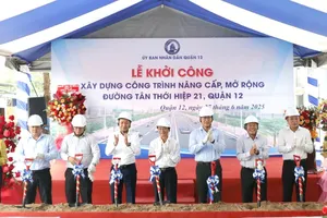 Quận 12 khởi công dự án nâng cấp đường dân sinh hơn 1.300 tỷ đồng