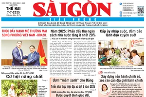 Báo Sài Gòn Giải Phóng ngày 07/07/2025