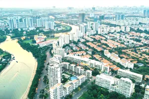 Khu đô thị Phú Mỹ Hưng, TPHCM sẽ được tiếp tục mở rộng về phía Nam. Ảnh: Hoàng Hùng