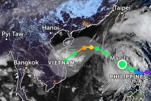 Hôm nay 19-10, bão số 12 vào Biển Đông