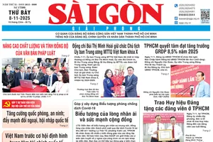 Báo Sài Gòn Giải Phóng ngày 08/11/2025