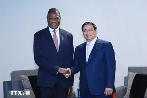 Thủ tướng Phạm Minh Chính tiếp Phó Tổng thống Cộng hòa Nam Phi Paul Mashatile
