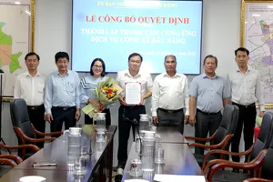 Xã Bàu Bàng (TPHCM) thành lập trung tâm cung ứng dịch vụ công và trạm y tế xã