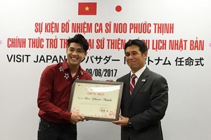 Noo Phuoc Thinh has been pointed as Japan's tourism ambassador 