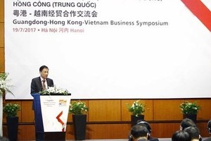 Deputy Foreign Minister Lê Hoài Trung at the event. — Photo VNA