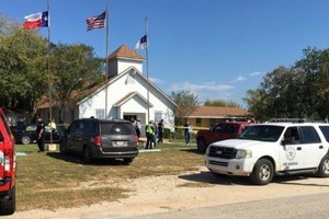 Scene of the shooting in Texas- NYP