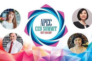 Nguyễn Thị Phương Thảo (left above), Nguyễn Đức Thuận (left below ), Dương Thị Mai Hoa (right above) and Thái Hương (right below) are the four Vietnamese entrepreneurs participating in the APEC CEO Summit held in Đà Nẵng on November 8-10. — Photo cafef.vn