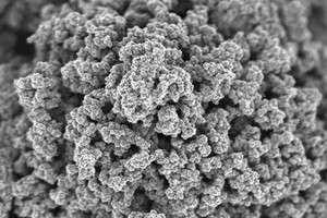 his image of "graphene balls" was provided by Samsung Electronics Co. on Nov. 27, 2017. (Yonhap)