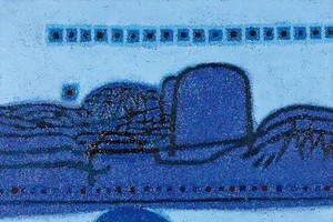 This image provided by Seoul Auction shows Kim Whan-ki's "Morning Star." (Yonhap)