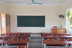 A classroom is built by Maritime Bank -Photo: SGGP