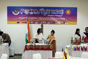 Stalls run by other ASEAN countries at the festival (Photo: VNA)