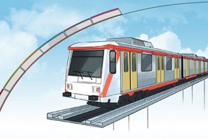 LRT (Light Rail Transit) illustration. (Photo: TEMPO/Indra Fauzi)