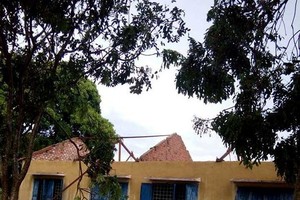 Hailstorm & whirlwind damage dozens of houses in Kontum