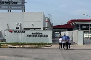 At Japanese invested Yazaki Co.Ltd in Quang Ninh
