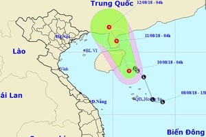 Low-pressure zone develops into tropical low-pressure system