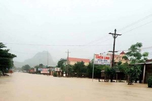 the rainfall could reach 350mm