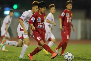 Hà Nội I có “cơn mưa” bàn thắng để giành chiến thắng chung cuộc 4-0. Ảnh: Dũng Phương