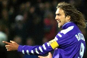 Batistuta trong màu áo Fiorentina