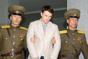 Sinh viên Mỹ Otto Warmbier, người qua đời một cách bí ẩn sau khi được Triều Tiên thả về. Ảnh: REUTERS