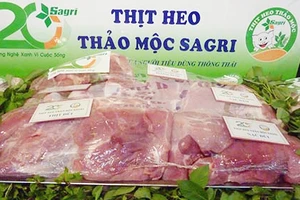 Thịt heo thảo mộc Sagrifood ra thị trường