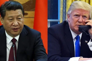 Chủ tịch Trung Quốc Tập Cận Bình và Tổng thống Mỹ Donald Trump vừa có cuộc điện đàm. Ảnh: BUSINESS RECORDER