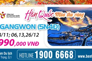 5 điểm đến đẹp như mơ của Gangwon