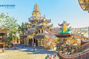 Du lịch và tham quan chùa tại Đà Lạt với Saigontourist