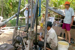 Hạn chế cấp phép khai thác nước ngầm