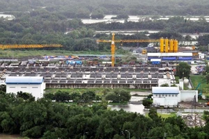 Một góc Nhà máy xử lý nước thải