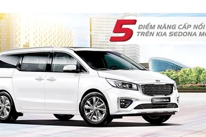 Kia Sedona mới: Nâng cấp sang trọng hơn, tiện nghi hơn