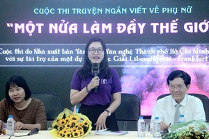 Một cuộc thi viết truyện ngắn về đề tài phụ nữ. Ảnh: Hồ Sơ