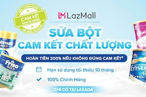 Lazada triển khai chương trình “Sữa bột cam kết chính hãng”