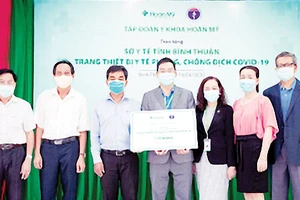 Tập đoàn Y khoa Hoàn Mỹ hỗ trợ tỉnh Bình Thuận phòng chống Covid-19