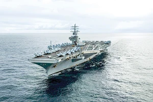 Tàu sân bay Mỹ USS Ronald Reagan trở lại khu vực Ấn Độ Dương - Thái Bình Dương