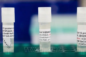 Vaccine phòng Covid-19 tại phòng thí nghiệm của Công ty công nghệ sinh học Novavax. Ảnh: TTXVN