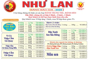 Bánh Trung thu Như Lan - Hương vị truyền thống, trọn vẹn nghĩa tình