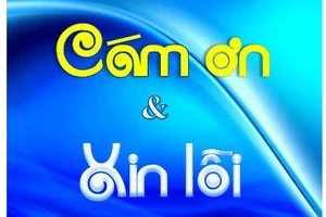 Cảm ơn và xin lỗi