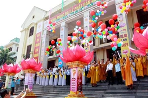 Đại lễ phật đản Vesak Liên hợp quốc tổ chức tại Thái Bình năm 2019. Ảnh: TTXVN