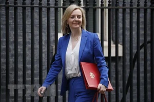 Bộ trưởng Thương mại Quốc tế Vương quốc Anh Liz Truss tại thủ đô London. Ảnh: TTXVN