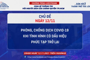 Chương trình livestream “Dân hỏi - Thành phố trả lời” số ngày 12-11