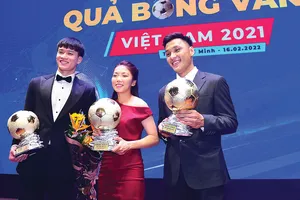 Gala trao giải Quả bóng vàng Việt Nam năm 2021: Đêm của những người chiến thắng