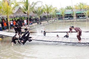 Tour du lịch sinh thái miệt vườn thu hút du khách. Ảnh: MINH LONG