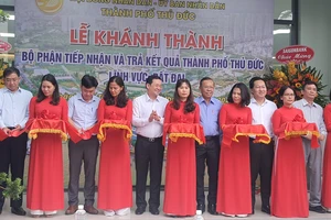 Lễ Khánh thành Bộ phận tiếp nhận và trả kết quả hồ sơ đất đai Thành phố Thủ Đức